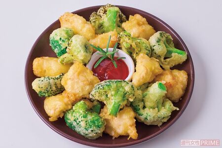 鶏むねとブロッコリーのフリットリース　撮影／廣瀬靖士