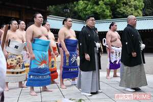 2023年に東京・明治神宮で行われた奉納相撲