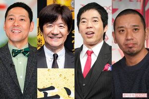 左から東野、内村、今田、大悟。今後のお笑い界をけん引するのは誰になるのか?