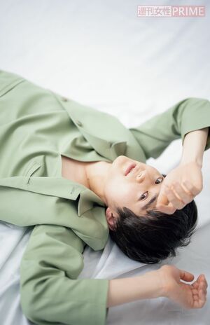 鈴鹿央士　撮影／伊藤和幸　ヘアメイク／後藤泰（OLTA）　スタイリスト／朝倉豊