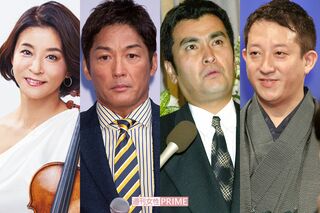 『ザワつく!金曜日』の“ザワつくトリオ”高嶋ちさ子、長嶋一茂、石原良純、そしてバランサーのサバンナの高橋茂雄(高嶋ちさ子の写真は公式HPより)