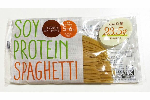 ソイプロテイン生スパゲッティ　120g　129円