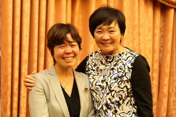 籠池氏にFAXを送った昭恵時夫人の秘書役の谷査恵子氏（昭恵夫人のFacebookより）