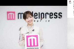 『モデルプレス×REAL VALUE インタビュー』MCに就任した渡邊渚(本人のインスタグラムより)