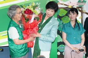 都知事選で3度目の当選となった現職の小池百合子氏