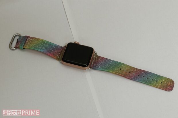 1年半前から愛用。「連動させているiPhoneの通知機能も運動サポートも超便利です!」