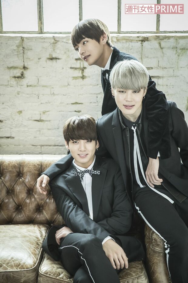 JIMIN×V×JUNG KOOK　撮影／廣瀬靖士