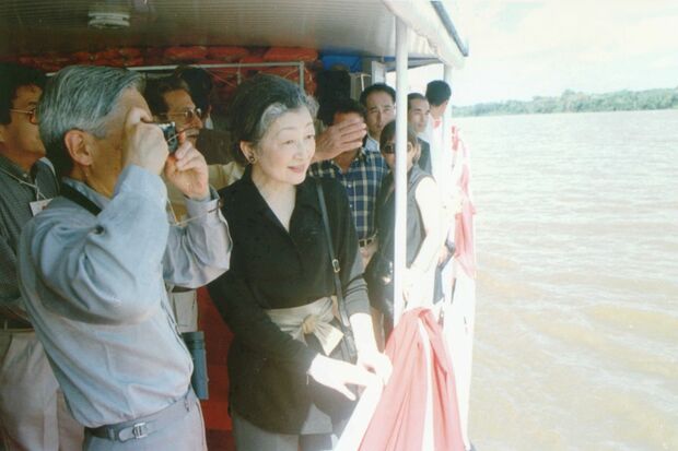 1997年には上皇ご夫妻（当時は天皇ご夫妻）がブラジルでアマゾン川を視察された