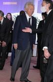 3月18日の「伊集院さんお別れ会」に参列したみのもんたさん。時折、笑顔も浮かべて