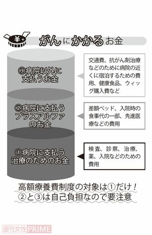 がんにかかるお金