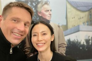 中谷美紀と夫(Instagramより引用)