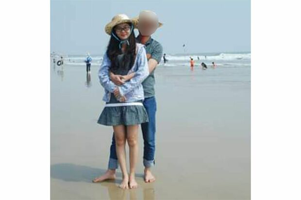 亡くなったヴォ・ティ・レ・クインさんと夫（フェイスブックより）