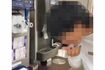 Twitterで拡散されているソフトクリーム直飲み動画(Twitterより)