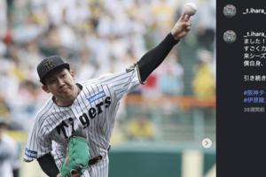 阪神・伊原陵人投手（公式インスタグラムより）