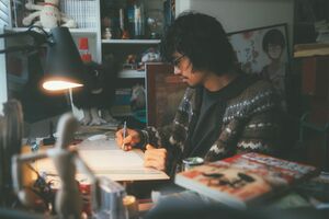竹中直人監督映画『零落』で主演を務める斎藤工(C)2023浅野いにお・小学館/『零落』製作委員会