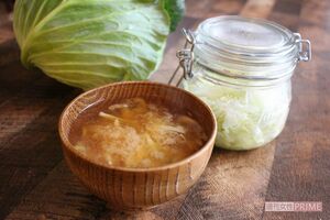 ダイエットの味方　みそとの相乗効果バツグンな酢キャベツ　撮影／ますみかん 