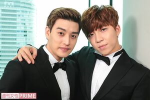 左=イライ(25)、右=スヒョン(27) 撮影/佐藤靖彦