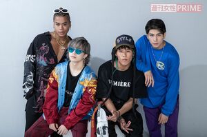 左から、LIKIYA、山本彰吾、後藤拓磨、長谷川慎　撮影／廣瀬靖士（'18年撮影）