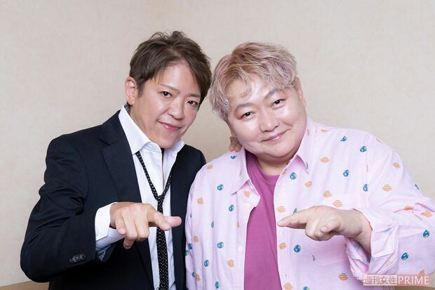 クラッシュ・ギャルズのライオネス飛鳥と長与千種（撮影／矢島泰輔）