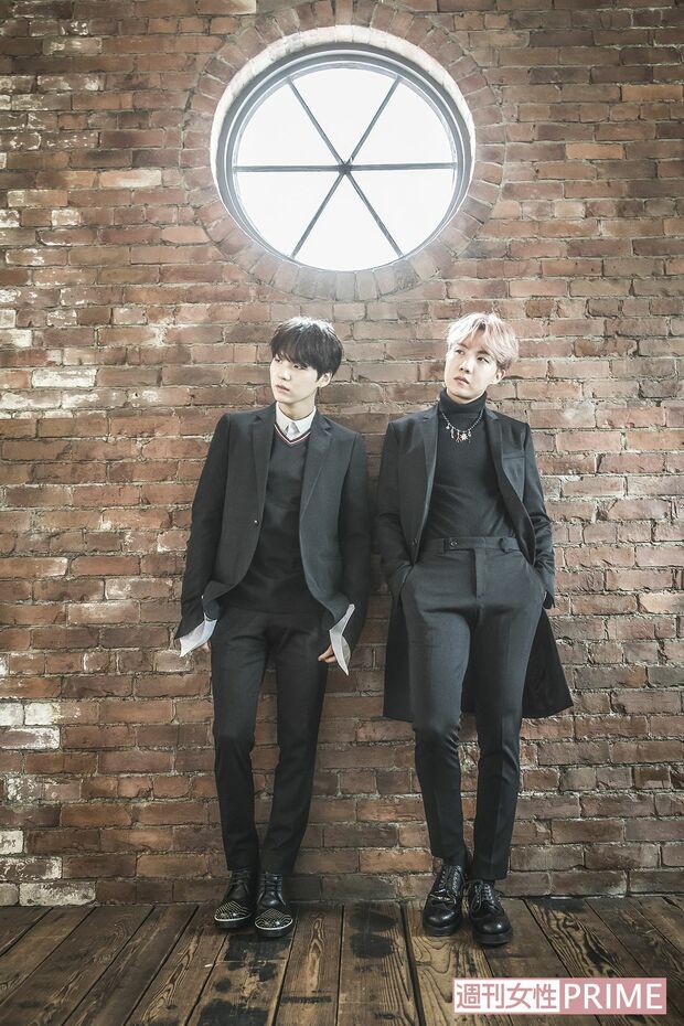 SUGA×J-HOPE　撮影／廣瀬靖士