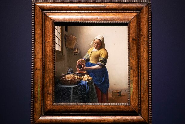 《牛乳を注ぐ女》1658-1660年頃　アムステルダム国立美術館Rijksmuseum.PurchasedwiththesupportoftheVerenigingRembrandt,1908