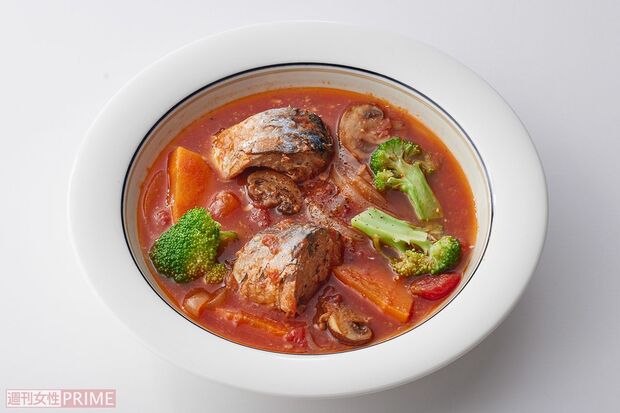 さばとトマトの“抗がん”シチュー　写真／廣瀬靖士