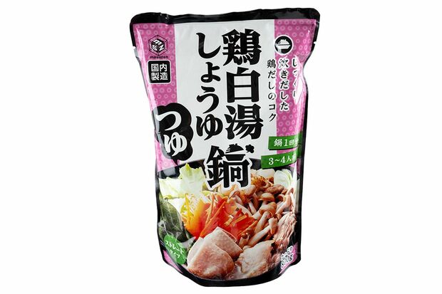 鶏白湯しょうゆ鍋つゆ/800g104円