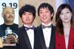 （左から）クロちゃん、東ブクロ、森田哲矢、ヒコロヒー