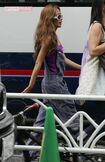 2008年9月、Koki,のスクール送迎にきた工藤静香はラフなスタイル