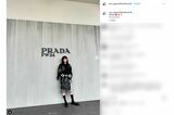 PRADA2024FWのコレクションに（永野芽郁インスタグラムより）