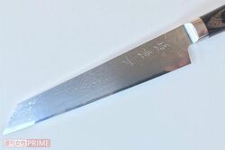 ホールケーキ、ピザなどもきれいに切り分けられる。しっかりと大林さんの名前の刻印も