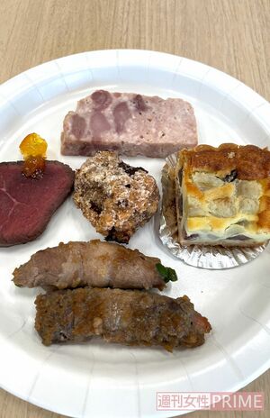 藤木さんが代表理事を務める日本ジビエ振興協会の試食会で提供されたジビエ料理。筋肉質な鹿肉は唐揚げにするとよりジューシーに。いのししの肉は野菜の肉巻きにするのもおすすめ