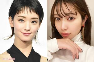 剛力彩芽と梅村妃名子（右は梅村のインスタグラムより）