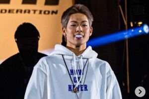 『RIZIN』に出場した三浦孝太（本人インスタグラムより）