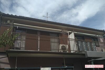 事件現場となった松野真帆容疑者の自宅アパート