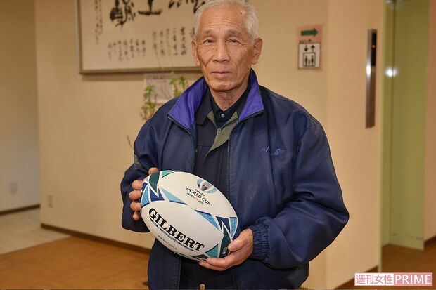  開催を待つ釜石市民らの協力を得て撮影