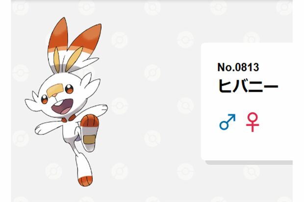 巨人の『パートナーポケモン』ヒバニー（ポケモン公式サイトより）