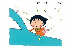 オープニング「うれしい予感」セル画　1995年　(c)さくらプロダクション／日本アニメーション