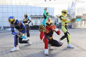 『ナンバーワン戦隊ゴジュウジャー』（公式Xより）