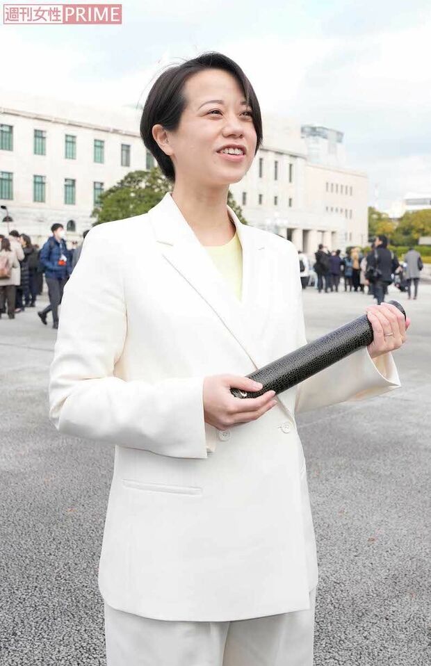 国会に初登院した藤田ひかる氏