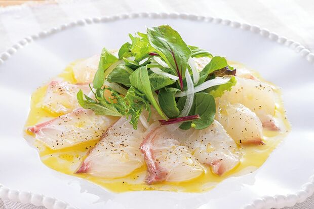 鯛のカルパッチョ