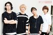4人組バンドThinking Dogs(左から)わちゅ〜、TSUBASA、大輝、Jun 撮影/山田智絵