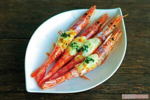 海老のチーズ焼き 撮影/松山絵美