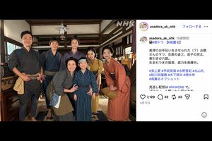 NHK朝の連続テレビ小説『風、薫る』にも出演中の清水伸(公式Instagramより)