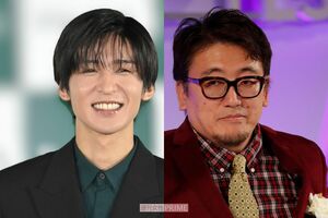 写真左から目黒蓮、福田雄一監督