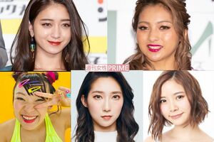 左上から時計回りに、みちょぱ、ゆきぽよ、朝日奈央（事務所HPより）、ファーストサマーウイカ（事務所HPより）、フワちゃん（公式ツイッターより）