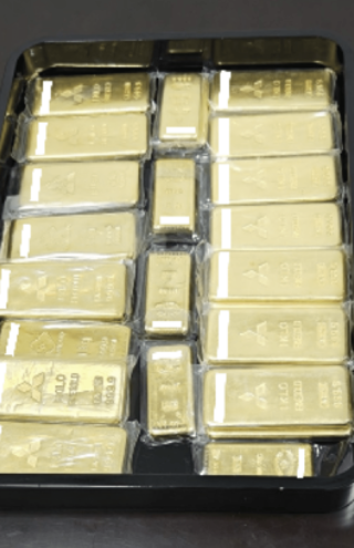 大阪市が受け取った金地金　21キログラム（5億6,654万円相当　2月19日時点）※大阪市公式サイトより