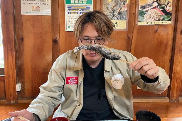 【推しグルメ】イワナの塩焼き(700円)
