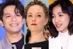左から森崎ウィン、シャーロット・ケイト・フォックス、ルビー・モレノ