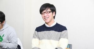 インタビューに応じるおおかわら氏。